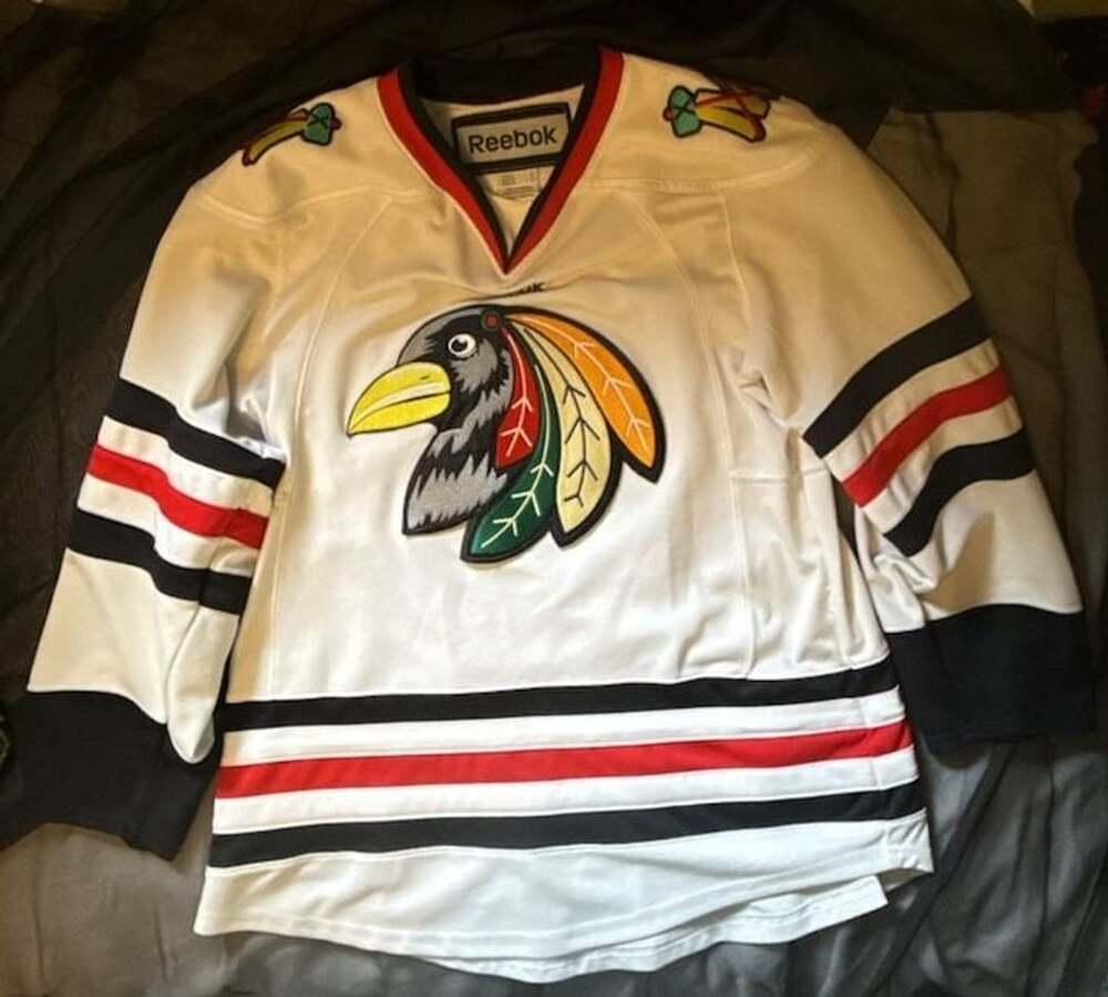 Reebok Chicago Blackhawks Anderson 30 Jersey Size S White